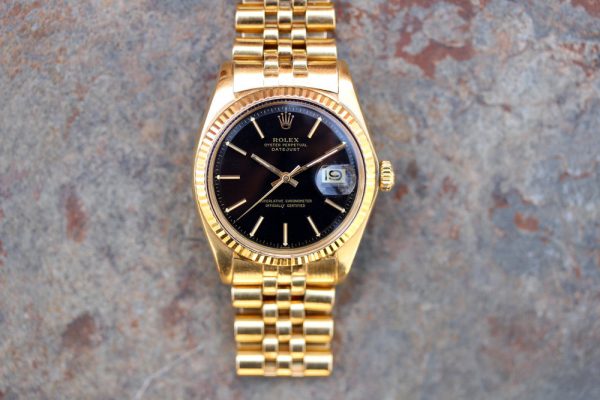 1974 Rolex DateJust ref. 1601 Solid 18kt Yellow Gold