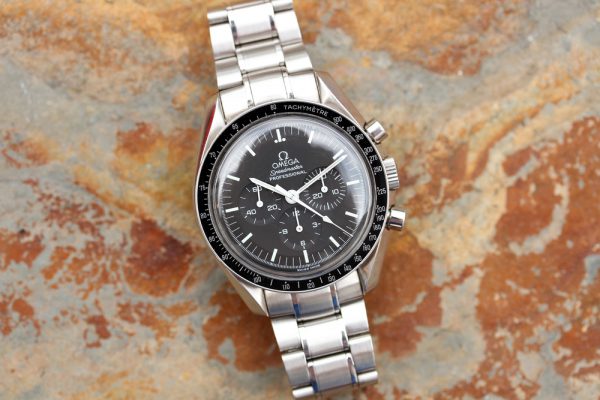 SOLD 1999 Omega Speedmaster 3572.50 Hesalite/Sapphire Sandwich MoonWatch