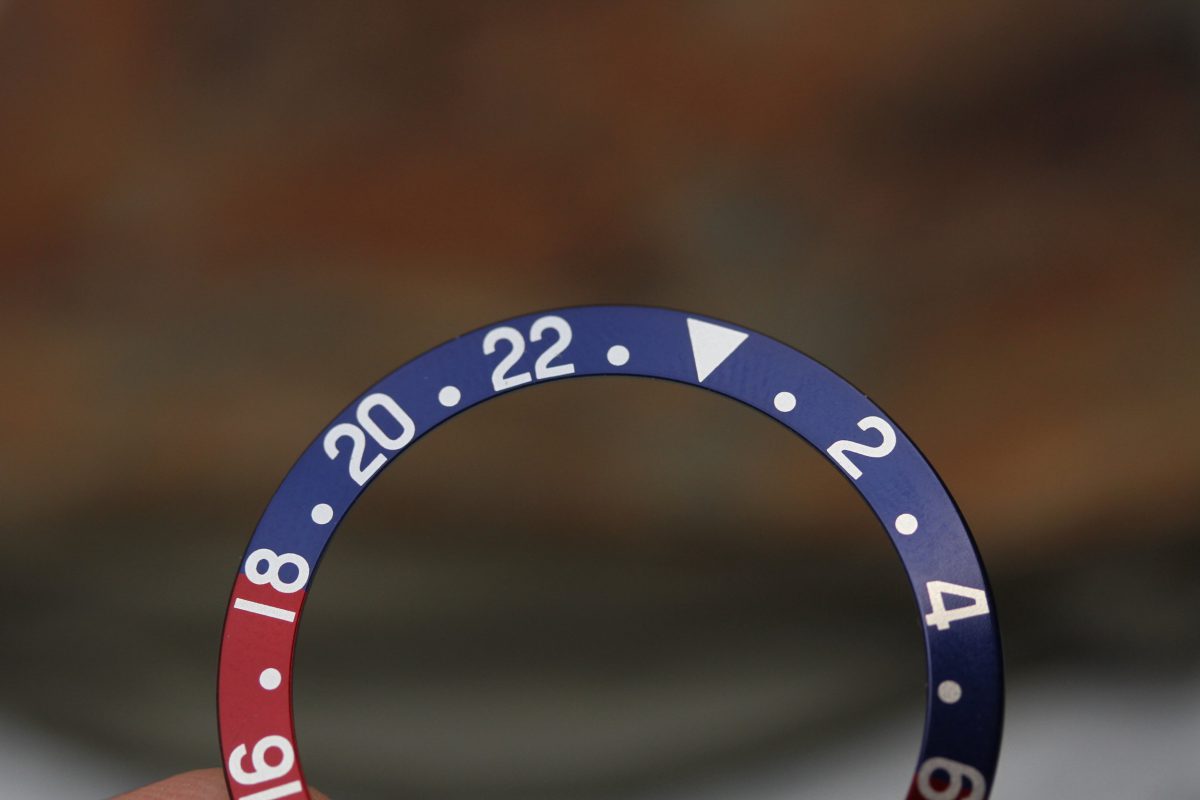 Rolex GMT-Master 16750/1675 Pepsi Blue Back Bezel Insert