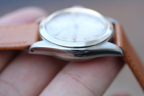 Alternative view of 1951 Rolex Oyster Speedking 6020 in steel