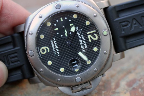 Panerai Luminor Submersible PAM25 Hobnail Tritium Dial C Series