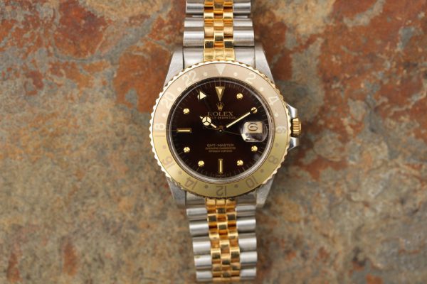 1985 Rolex GMT-Master ref. 16753 "Root Beer" Unpolished, Box & Receipt - Image 2