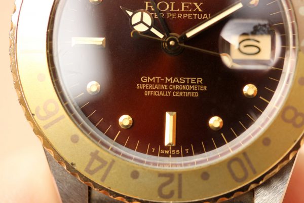 1985 Rolex GMT-Master ref. 16753 "Root Beer" Unpolished, Box & Receipt - Image 4