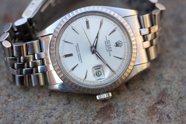 Alternative view of 1963 Rolex DateJust ref. 1603 "Swiss Only" Dial, Dauphine Hands