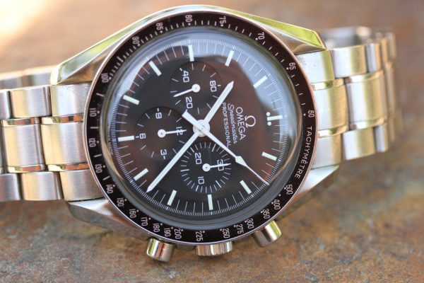 2002 Omega Speedmaster 3572.50 Hesalite Sandwich B P Lunar