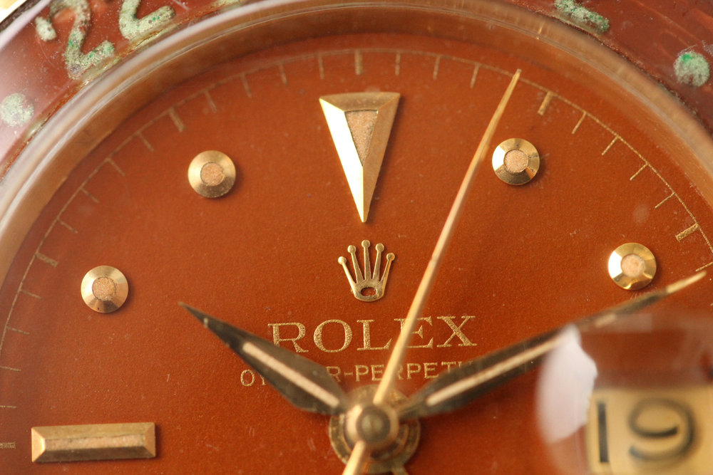 1958 Rolex GMT-Master 6542 Solid Gold/Bakelite Brown Bezel/Tropical ...