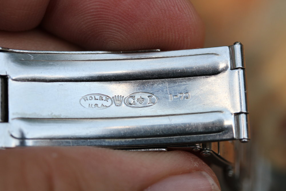 1970 Rolex USA C\u0026I Rivet Bracelet 