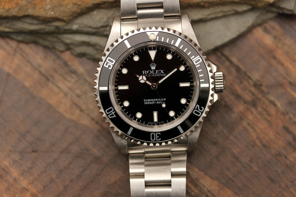 pludselig Genoplive Downtown 1994 Rolex Submariner ref. 14060 "No-Date, Tritium Dial" - Lunar Oyster -  Buying and Selling