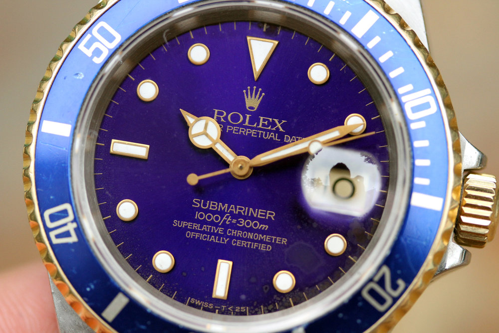rolex 16613 purple dial