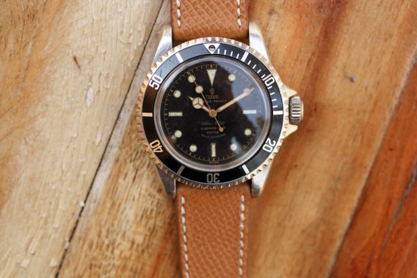 Alternative view of 1961 Tudor Submariner ref. 7928 PCG, Unpolished, Exclamation Gilt Dial
