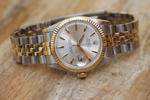 Alternative view of 1963 Rolex DateJust ref. 1601 Collector's Set/Condition, Dauphine Hands, Papers