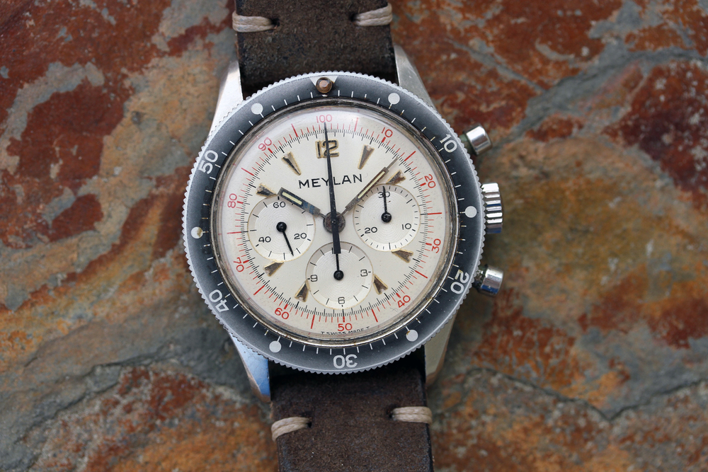 Sold 1960 S Meylan Chronograph 816a W Lemania 1873 Lunar Oyster Buying And Selling