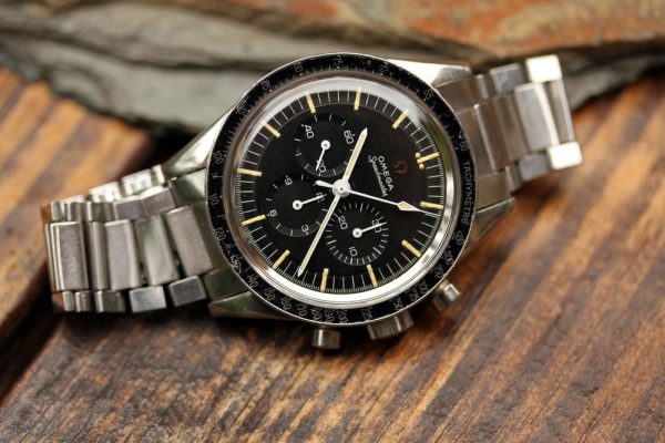 Alternative view of 1963 Omega Speedmaster ref. 105.003 Pre-Moon "Ed White" on Bracelet