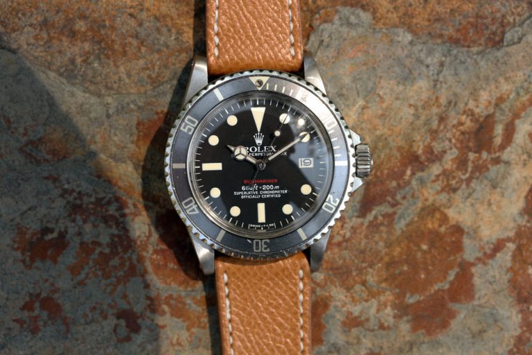 rolex red submariner 1973 watch