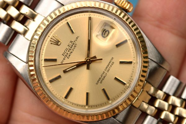 1973 Rolex DateJust 1601 Sigma/Rail Dial, Full Set Box & Papers - Image 2