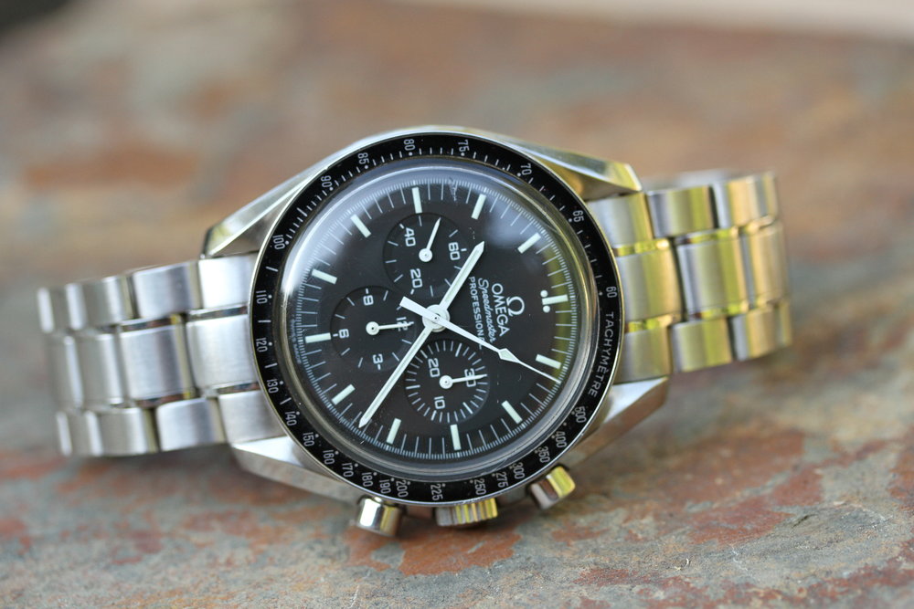 Omega speedmaster hot sale hesalite sandwich