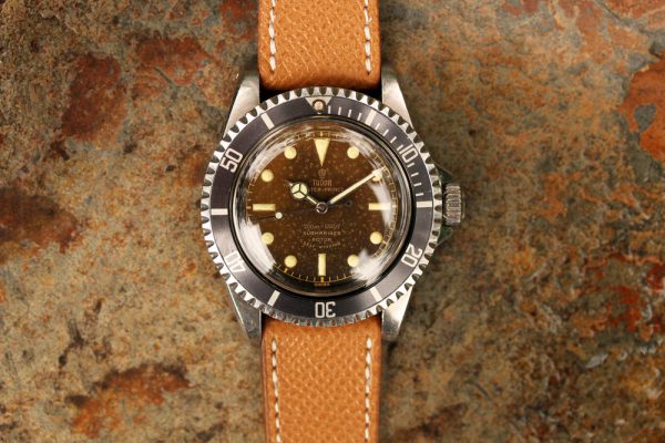 Alternative view of 1963 Tudor Submariner 7928 Gilt, PCG Tropical Brown Dial
