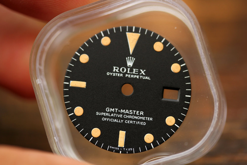Rolex GMT-Master ref. Matte MK1 Long E Dial, Orange Patina - Lunar Oyster and Selling