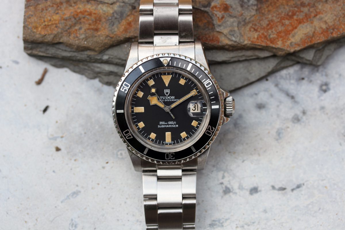 1980 Tudor Submariner ref. 94110 "Black Snowflake, Orange Patina"