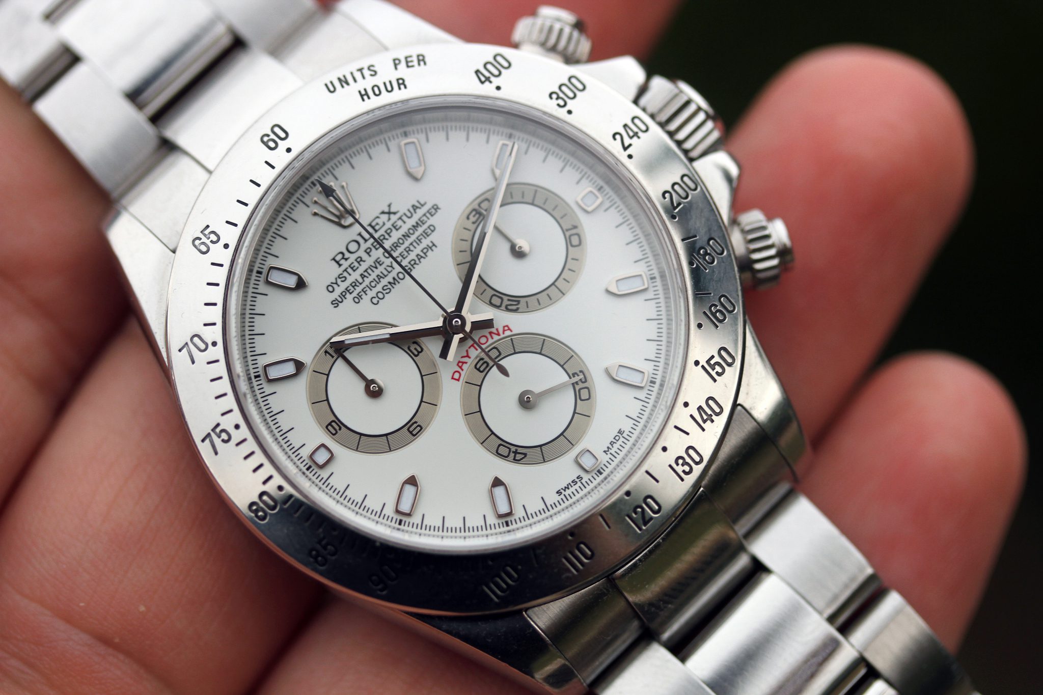 rolex daytona panna dial