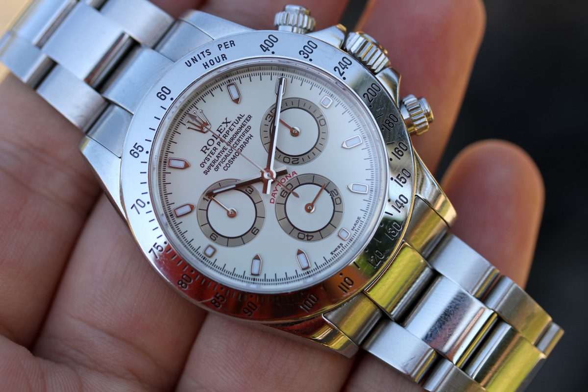 rolex daytona panna dial