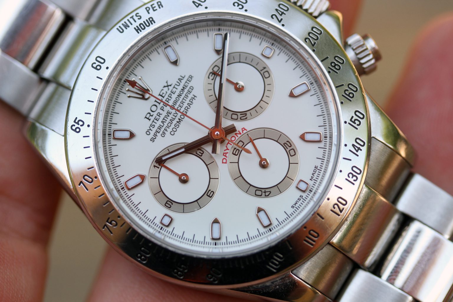 rolex daytona panna dial