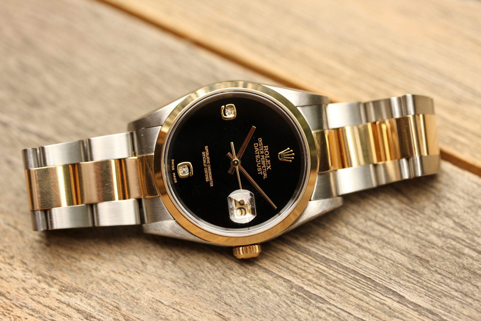 rolex datejust black onyx dial