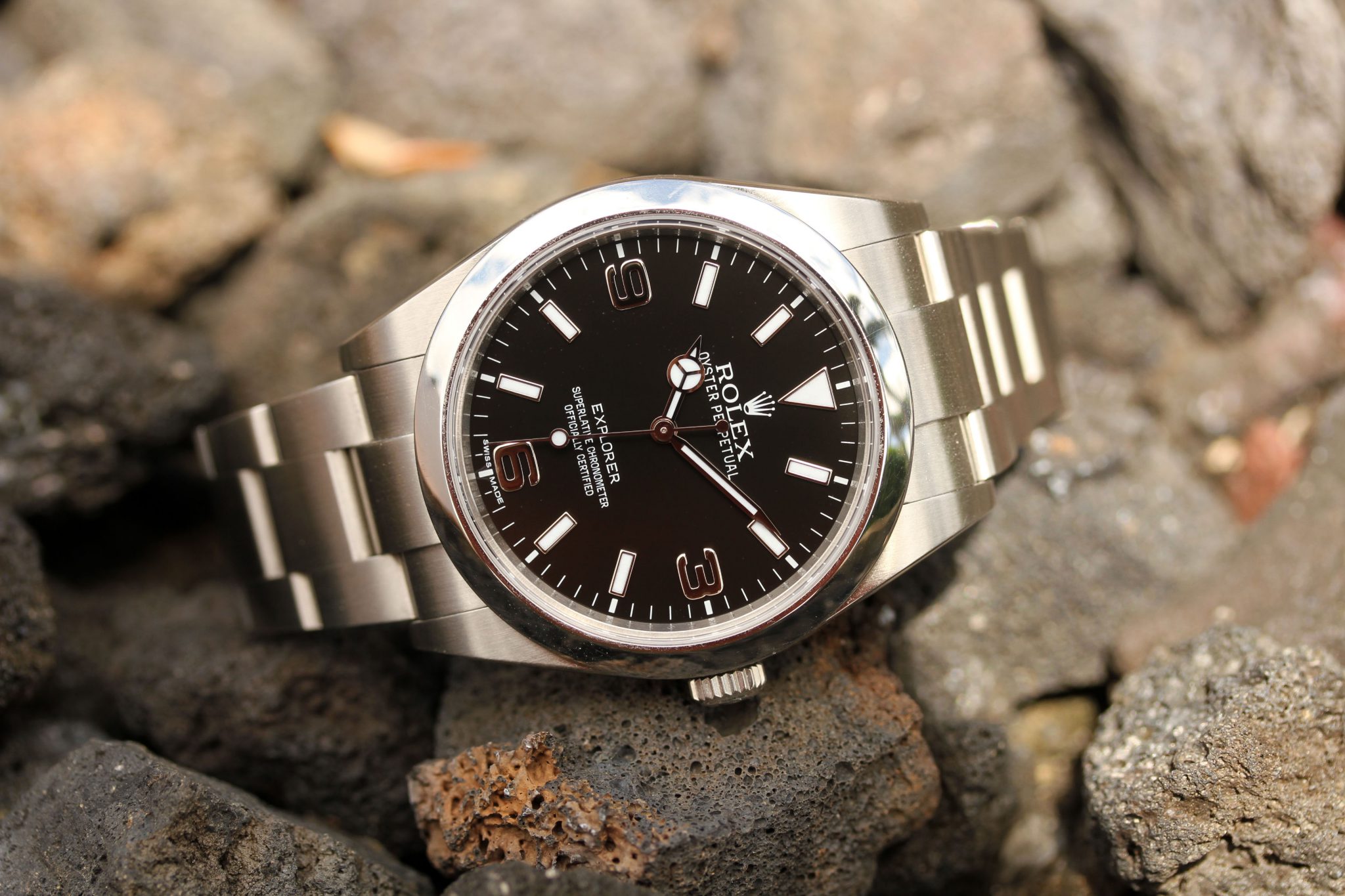 Rolex Explorer 1 Ref 214270 MK1 Dial 39mm Lunar Oyster Buying 