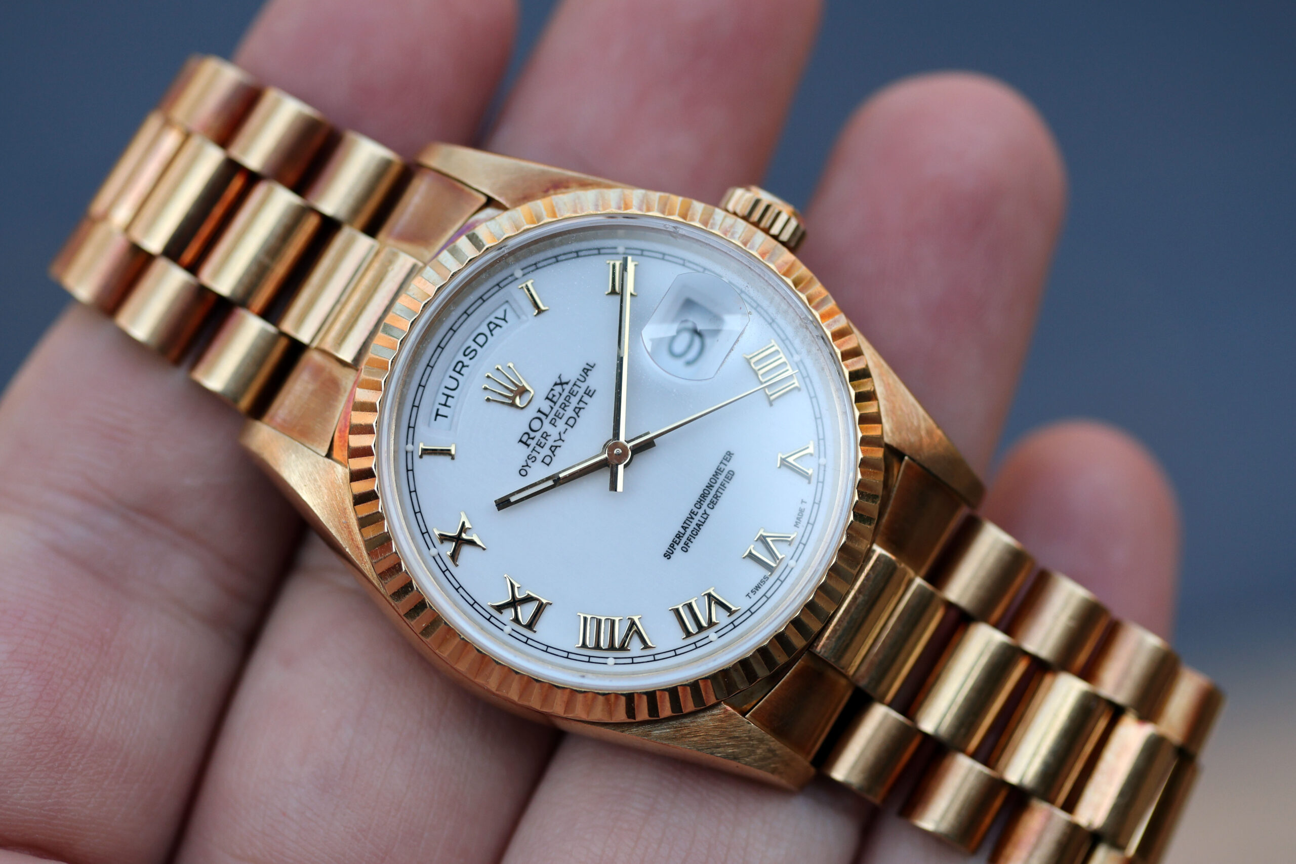 Rolex day sale date 1996