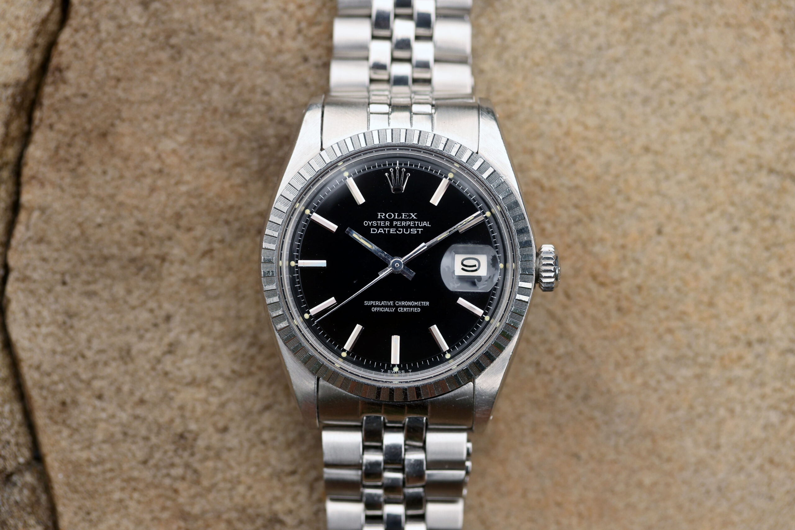 1973 Rolex DateJust ref. 1603 Black Glossy Dial - Lunar - Buying and Selling