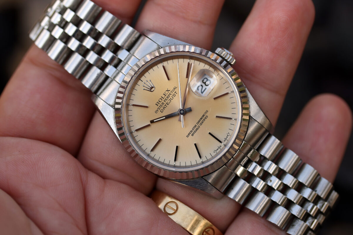 ROLEX Oyster Perpetual Datejust 本体 1993 Rolex DateJust ref. 16234 with Tropical Dial – Lunar Oyster