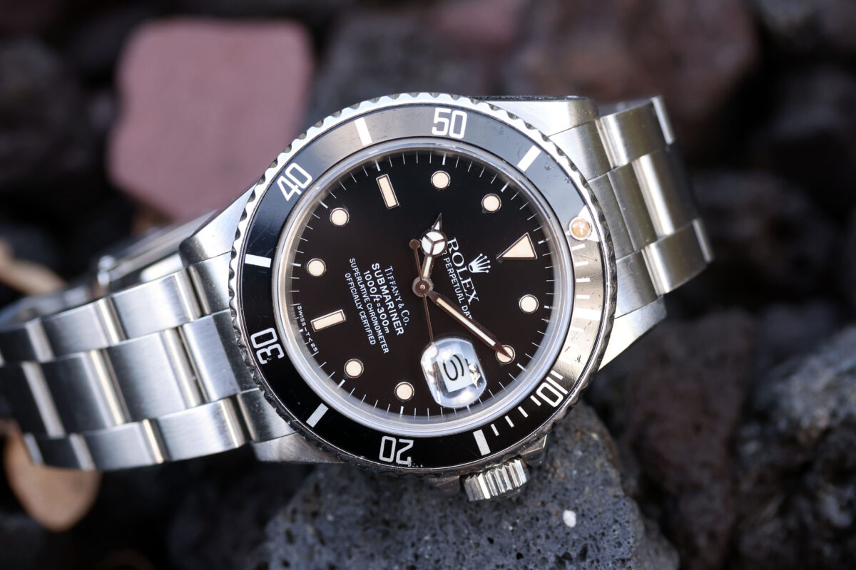 Ｏｙｓｔｅｒ　Ｐｅｒｐｅｔｕａｌ　Ｓｕｂｍａｒｉｎｅｒ：　Ｔ 1988 Rolex Submariner ref. 168000 “Triple 0, Tiffany & Co” – Lunar