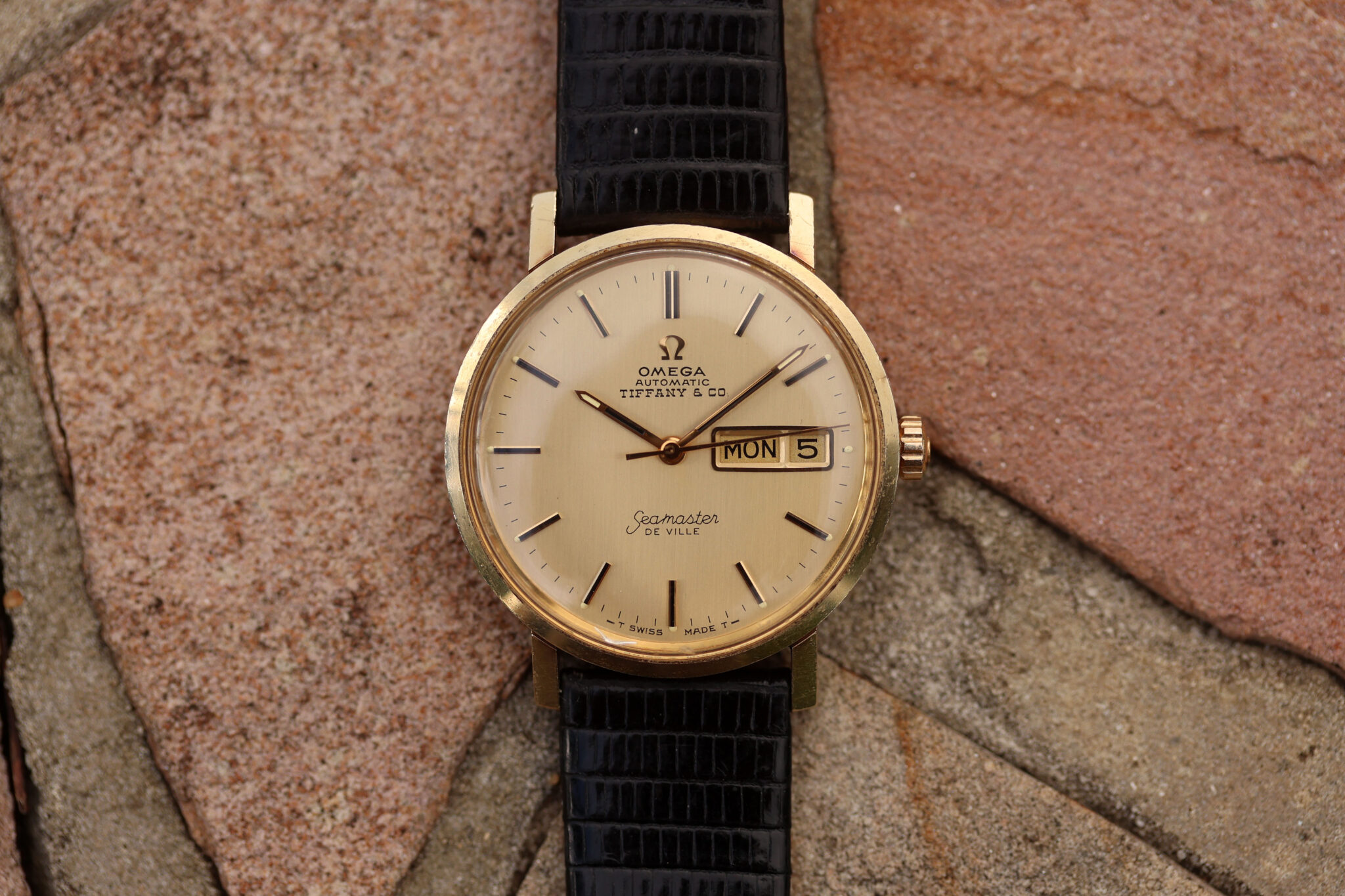1970 Omega Seamaster Sharp super Slim De Ville Model 165.008 with full box & papers set