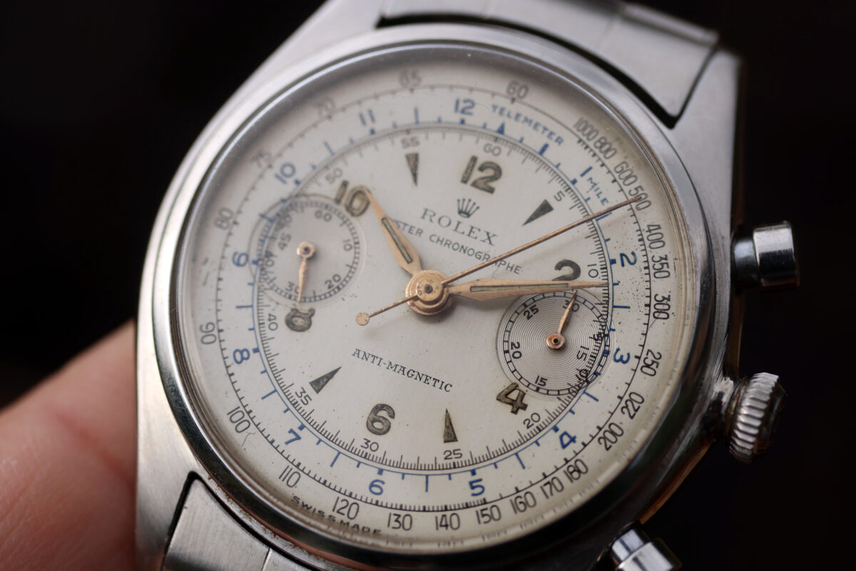 1946 Rolex Oyster Twin Register Chronograph ref. 4500 in Steel