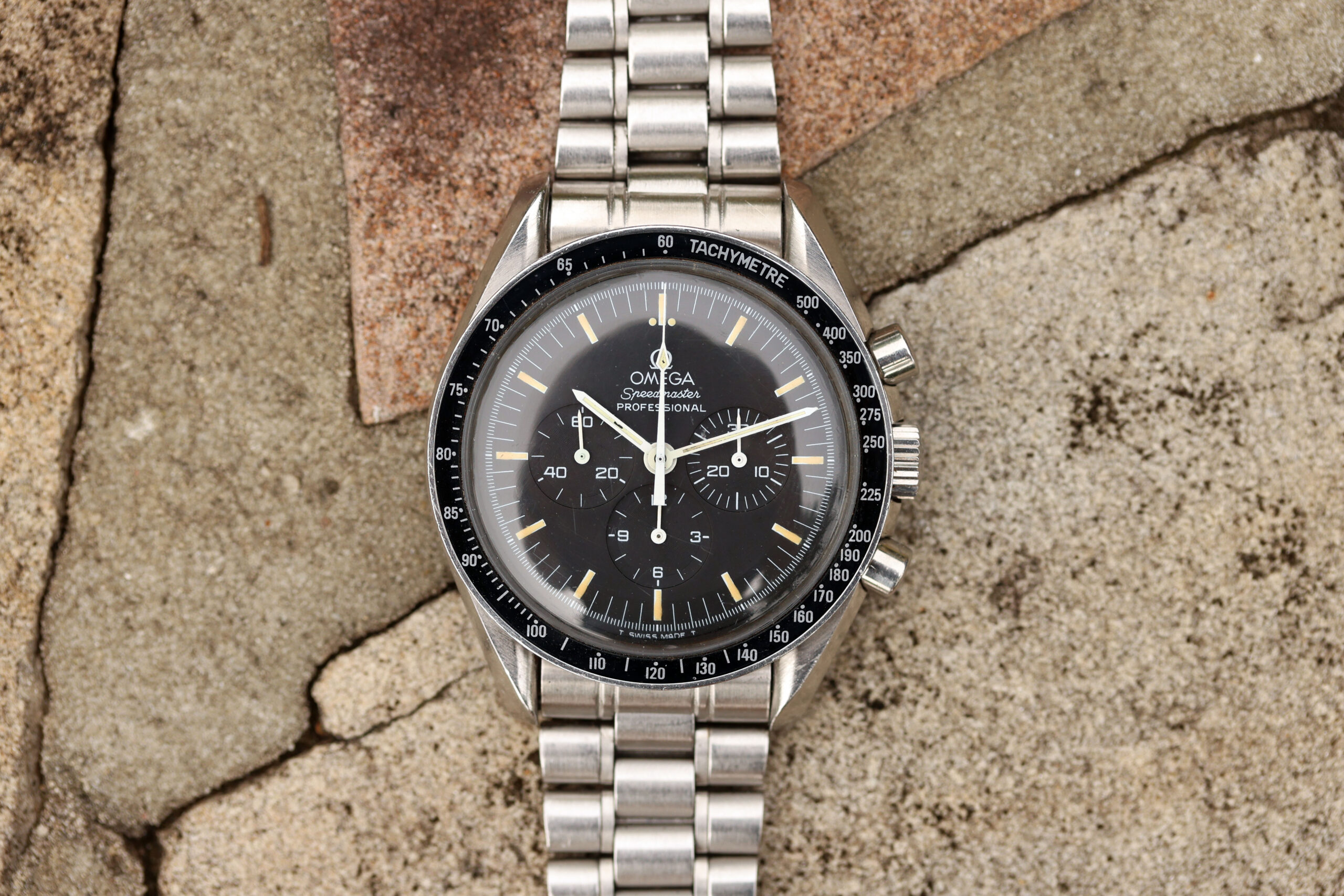 1992 Omega Speedmaster Moonwatch ref. 3590.50 Yellow Patina