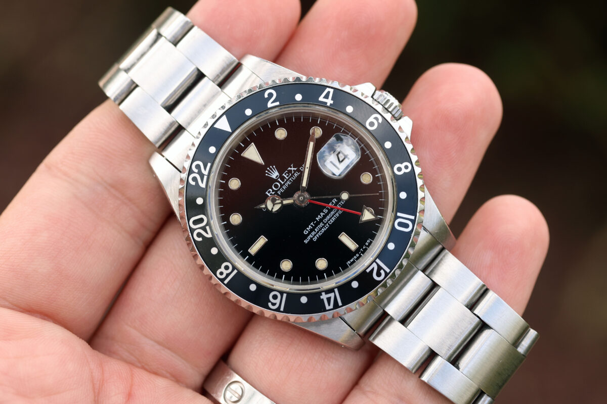 1994 Rolex GMT-Master ref. 16700 “All-Black Bezel” – Lunar Oyster