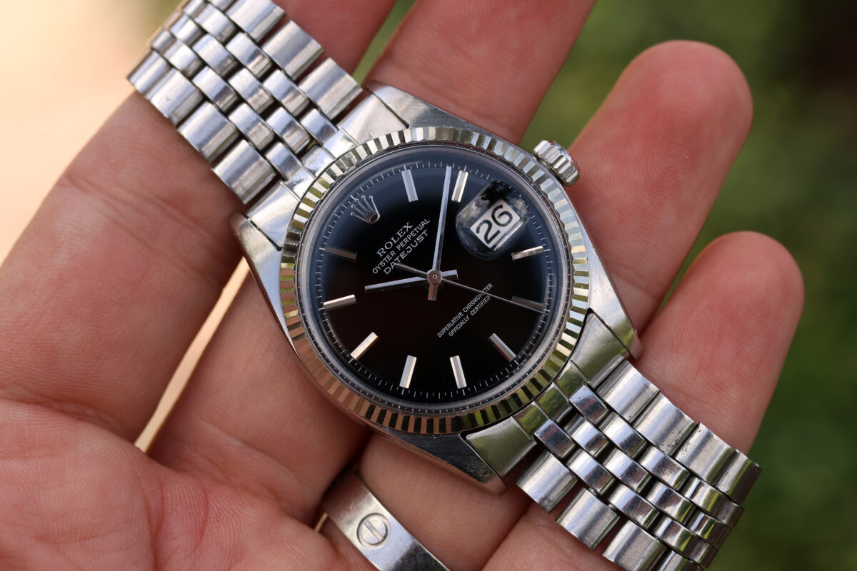 1968 Rolex DateJust ref. 1601 Black Glossy Dial - Lunar Oyster - Buying ...