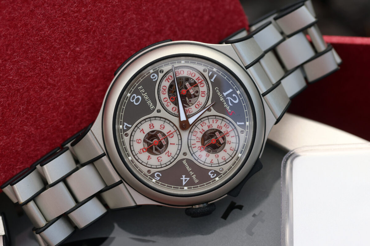 激安超安値 F.P. Journe Centigraphe Sport Aluminum ref. CTS on Bracelet ギター