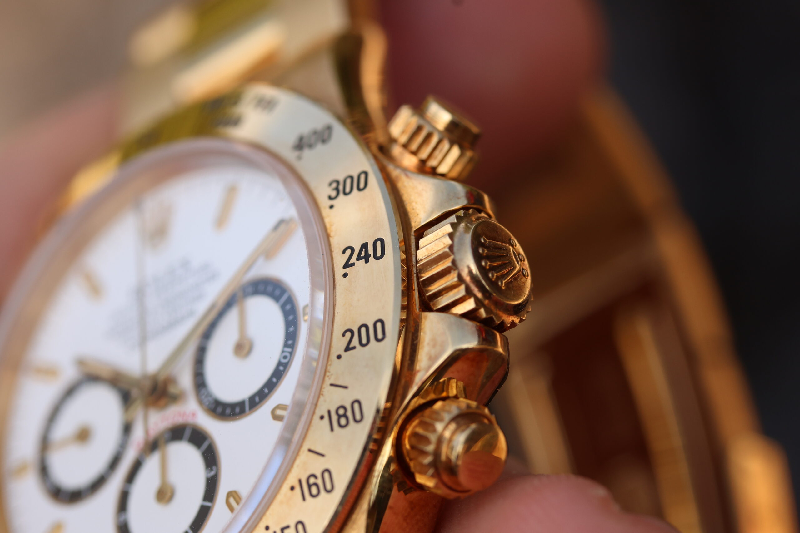 1991 Rolex Daytona ref. 16528 Gold “Zenith, Top Condition, White