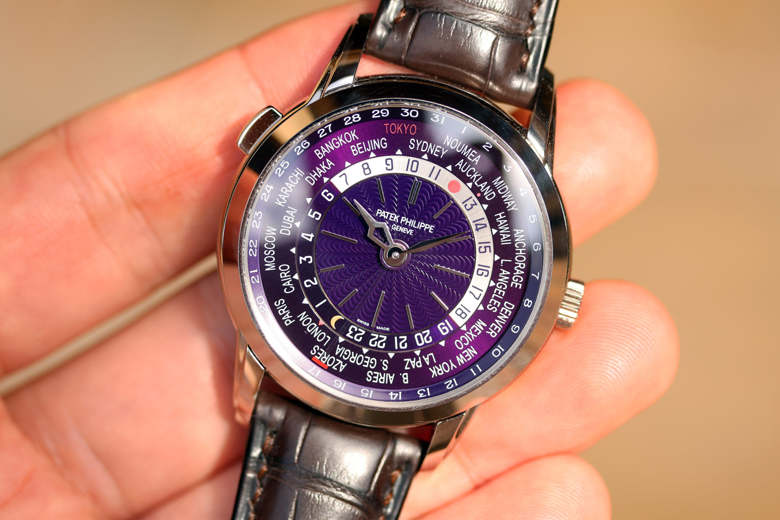 2023 Patek Philippe World Time ref. 5330G-010 “Tokyo” Plum Purple