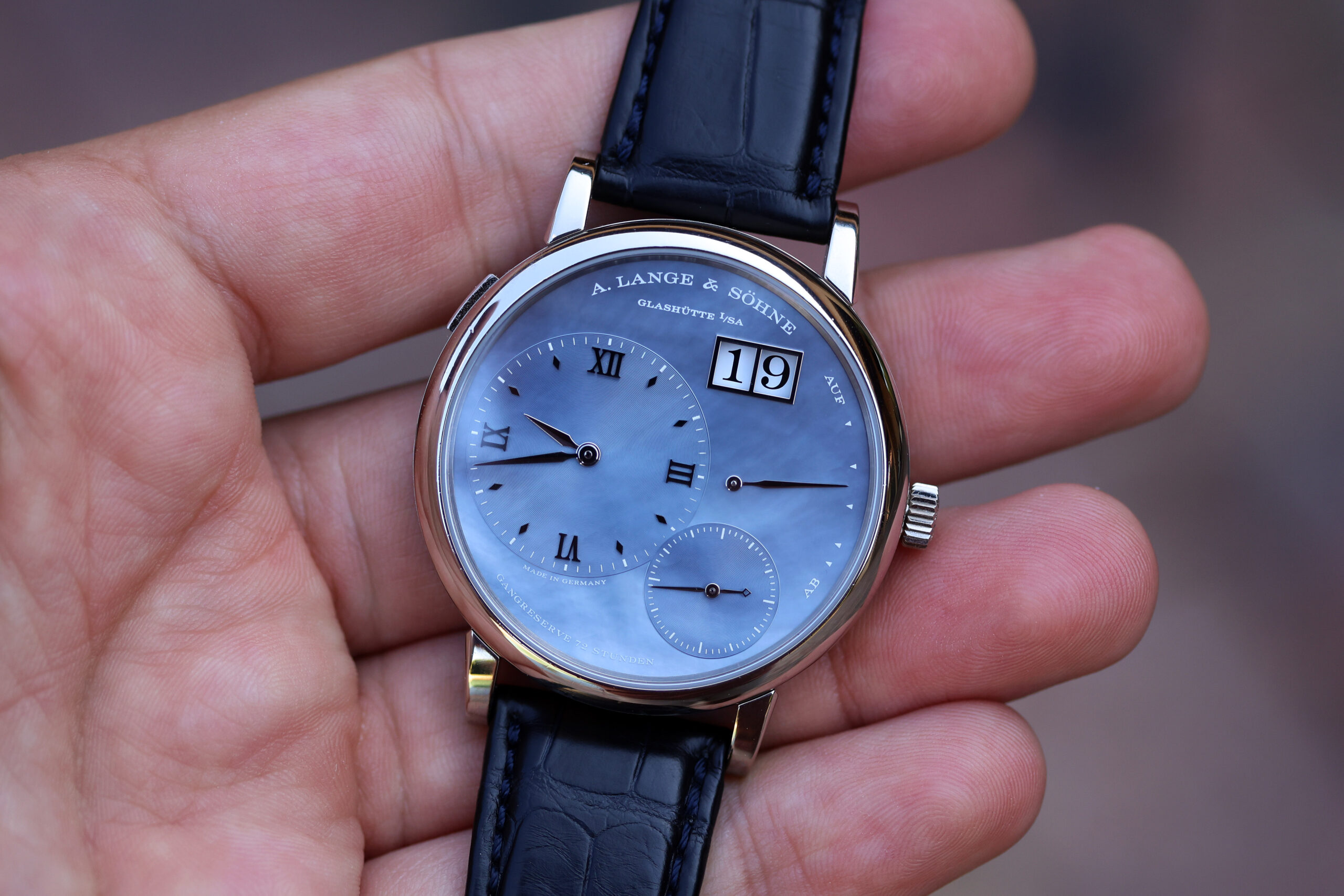 A. Lange & Söhne Grande Lange 1 ref. 117.040 “Dubail Limited Blue