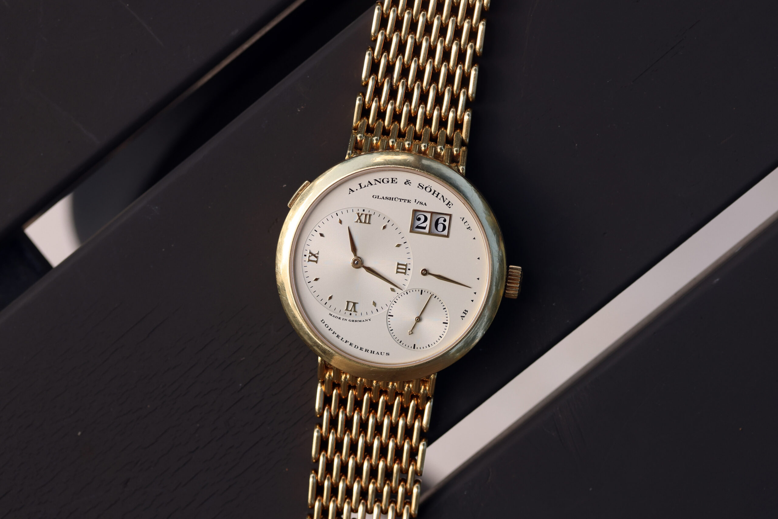 A. Lange & Söhne Lange 1 ref. 151.021 “Yellow Gold, Bracelet