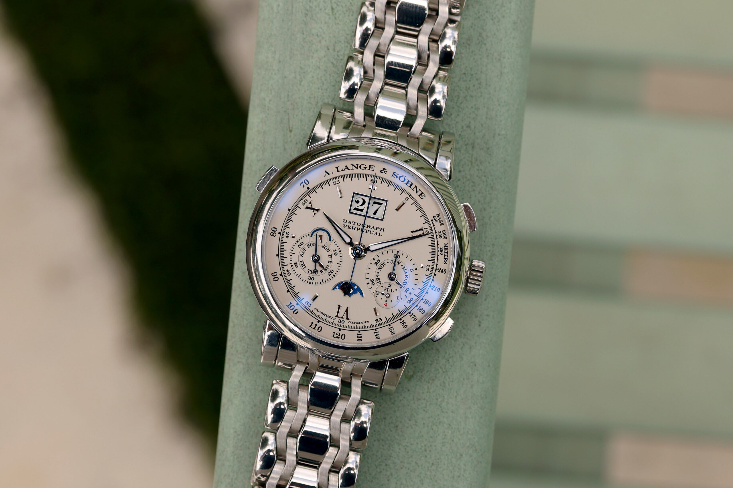 A. Lange & Sohne ref. 410.025 Datograph Perpetual on Wellendorff