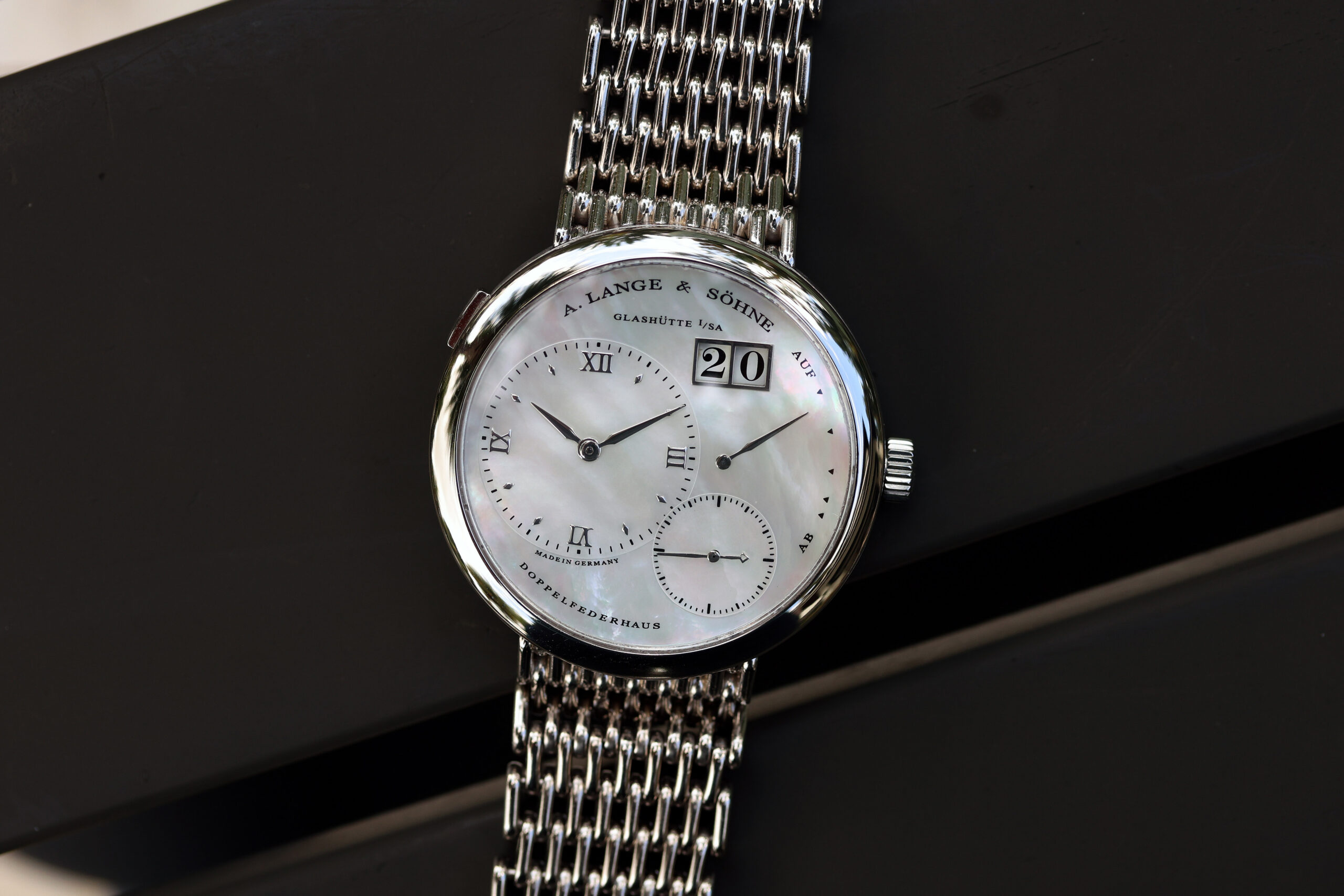 A. Lange & Sohne L1 Soirée ref. 160.029 “Mother of Pearl Dial