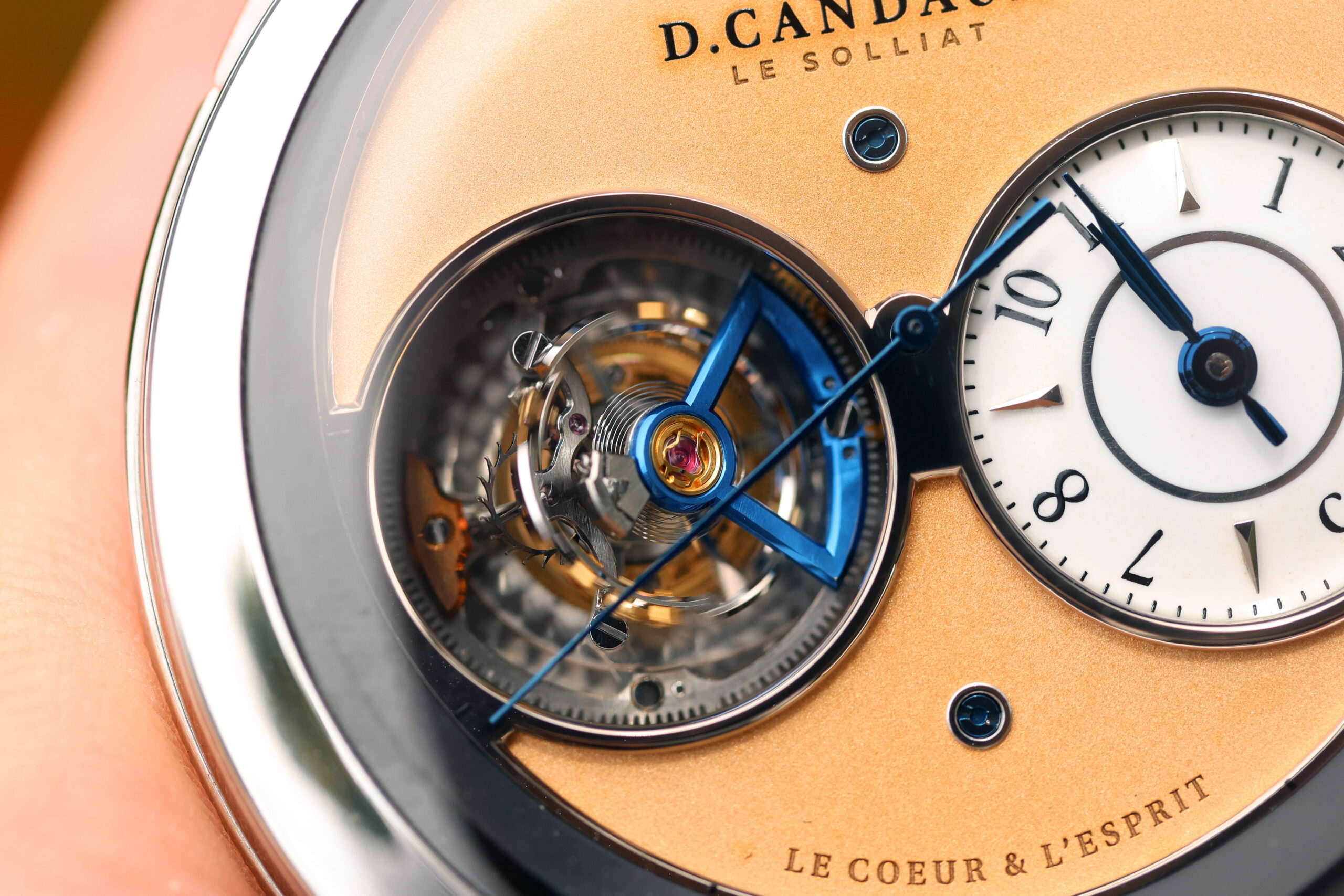 David Candaux 1740 “The First 8″ Steel Tourbillon – Lunar Oyster