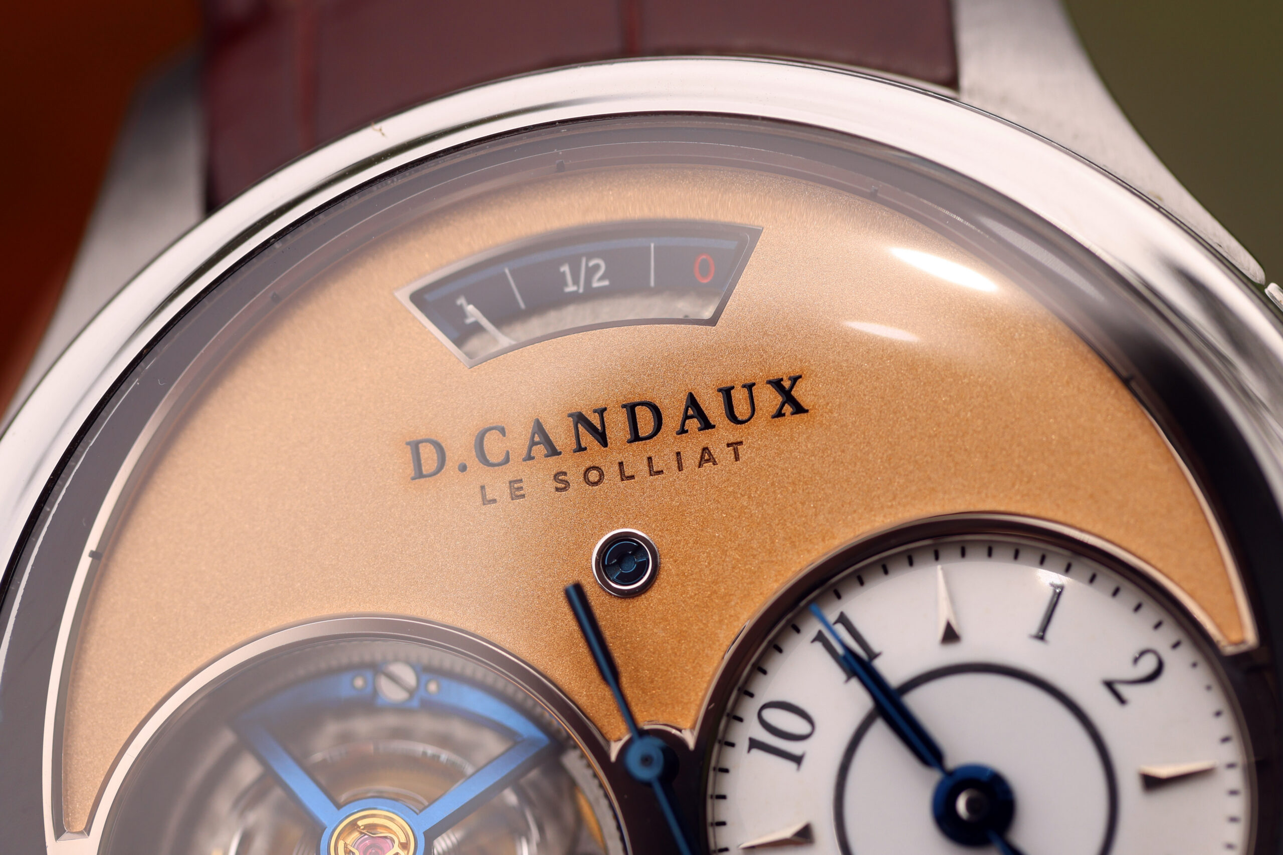 David Candaux 1740 “The First 8″ Steel Tourbillon – Lunar Oyster