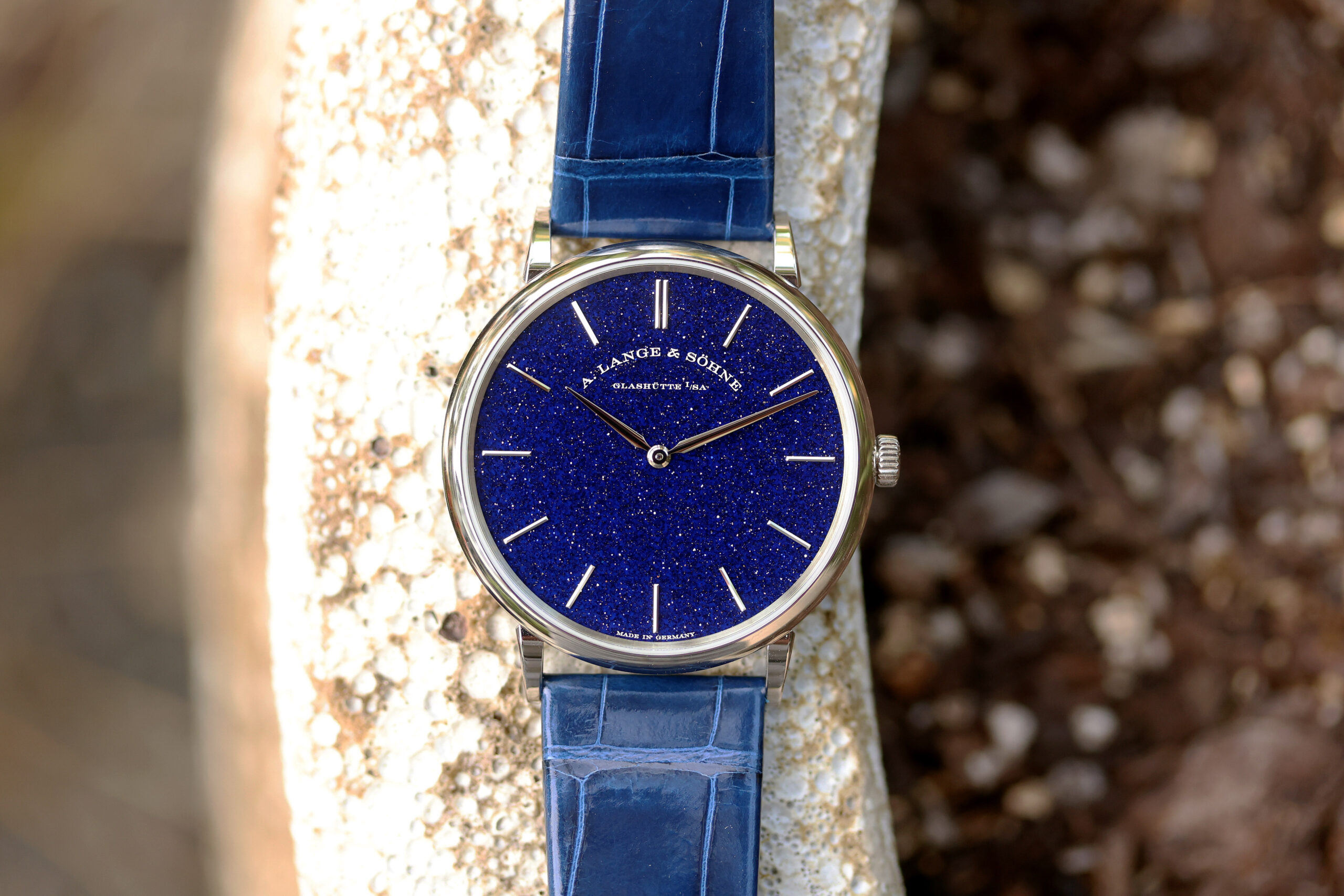 A. Lange & Söhne Saxonia Thin ref. 205.086 “Copper Blue Dial